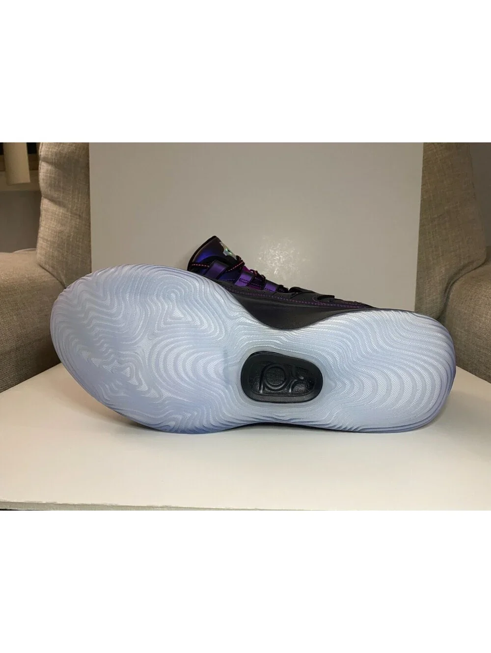 Nike KD 18 IM5843-500 Mens Sneaker 13 Eggplant Mesh Athletic Basketball Shoes